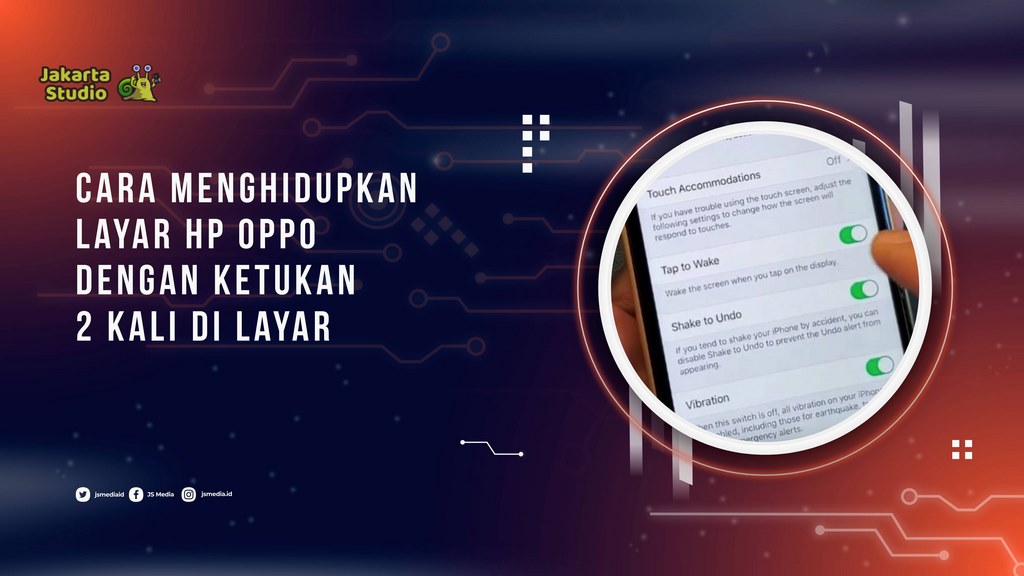 Cara Menghidupkan Layar Hp OPPO dengan Ketukan 2 Kali