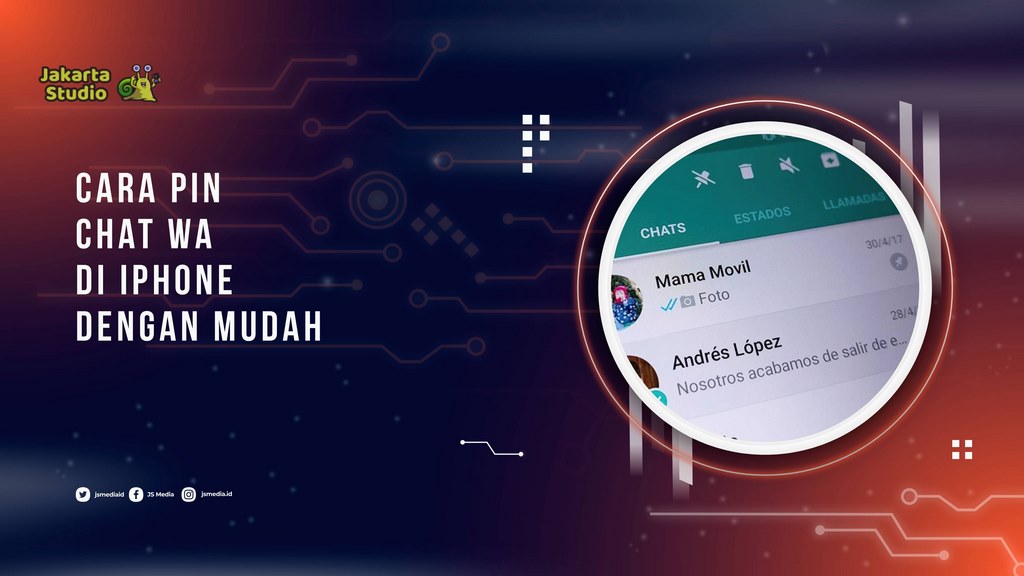 Cara Pin Chat WA di iPhone dengan Mudah