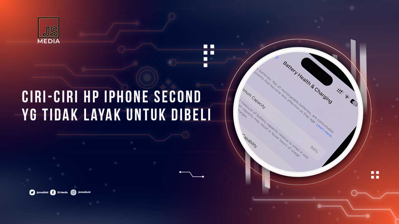 Ciri iPhone Second Tak Layak Beli