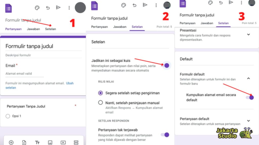 Membuat Google Form Langsung dari HP