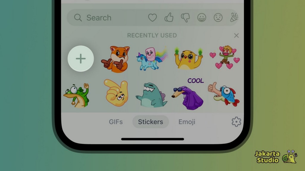 Menyalin Tautan Stiker dari Telegram