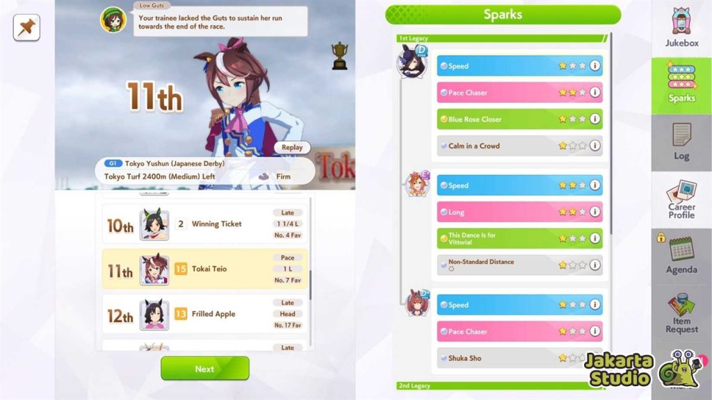 Penjelasan Semua Stats Umamusume