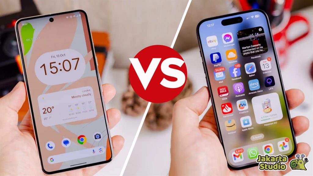 Perbandingan Android dan iPhone