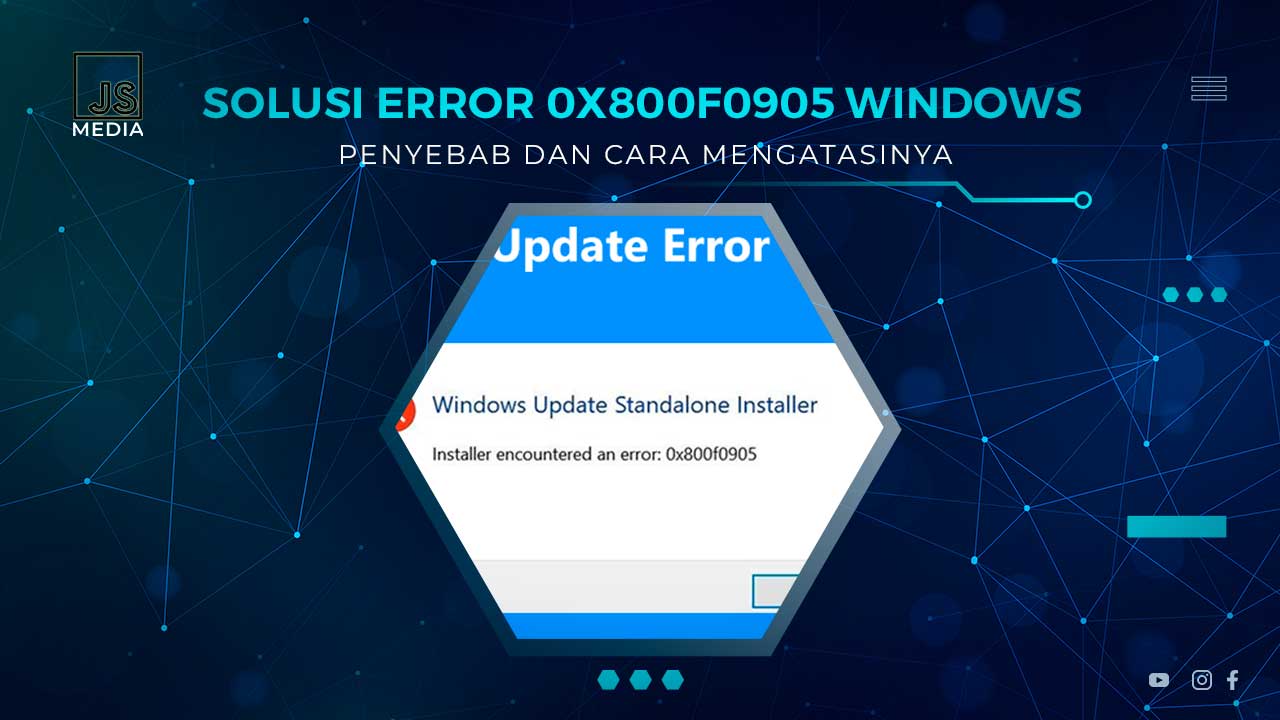 Solusi Error 0x800f0905