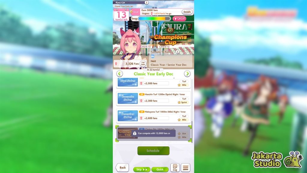 Tips Menang Champion's Cup Umamusume