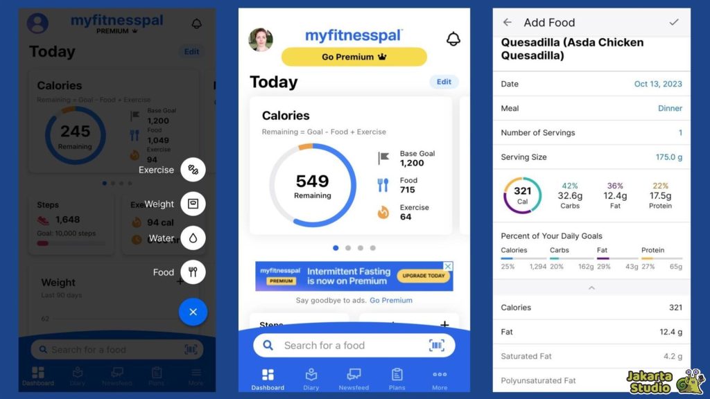 Aplikasi Penghitung Kalori Android