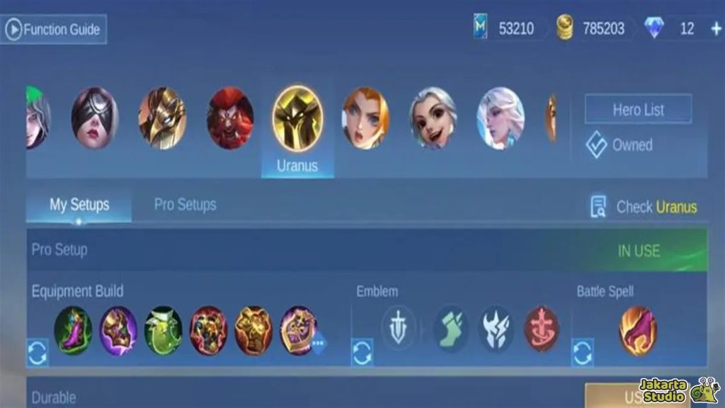 Build Uranus Jungler
