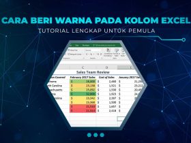 Cara Memberi Warna Kolom Excel
