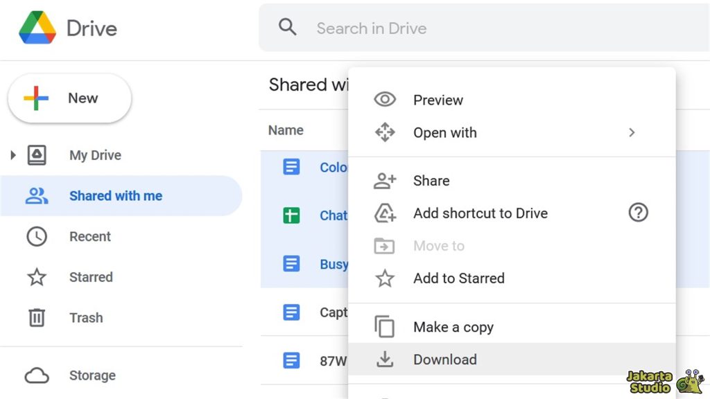 Cek Akses Google Drive