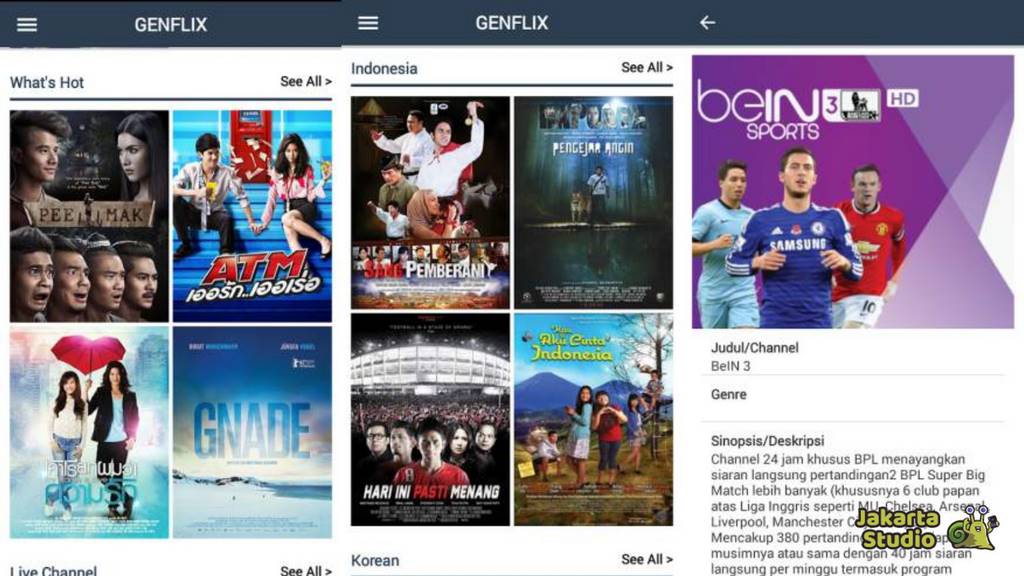  Genflix 2.0 : Aplikasi Nonton Film Gratis di Android