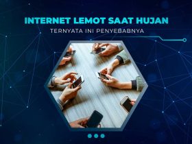Internet Lemot Saat Hujan