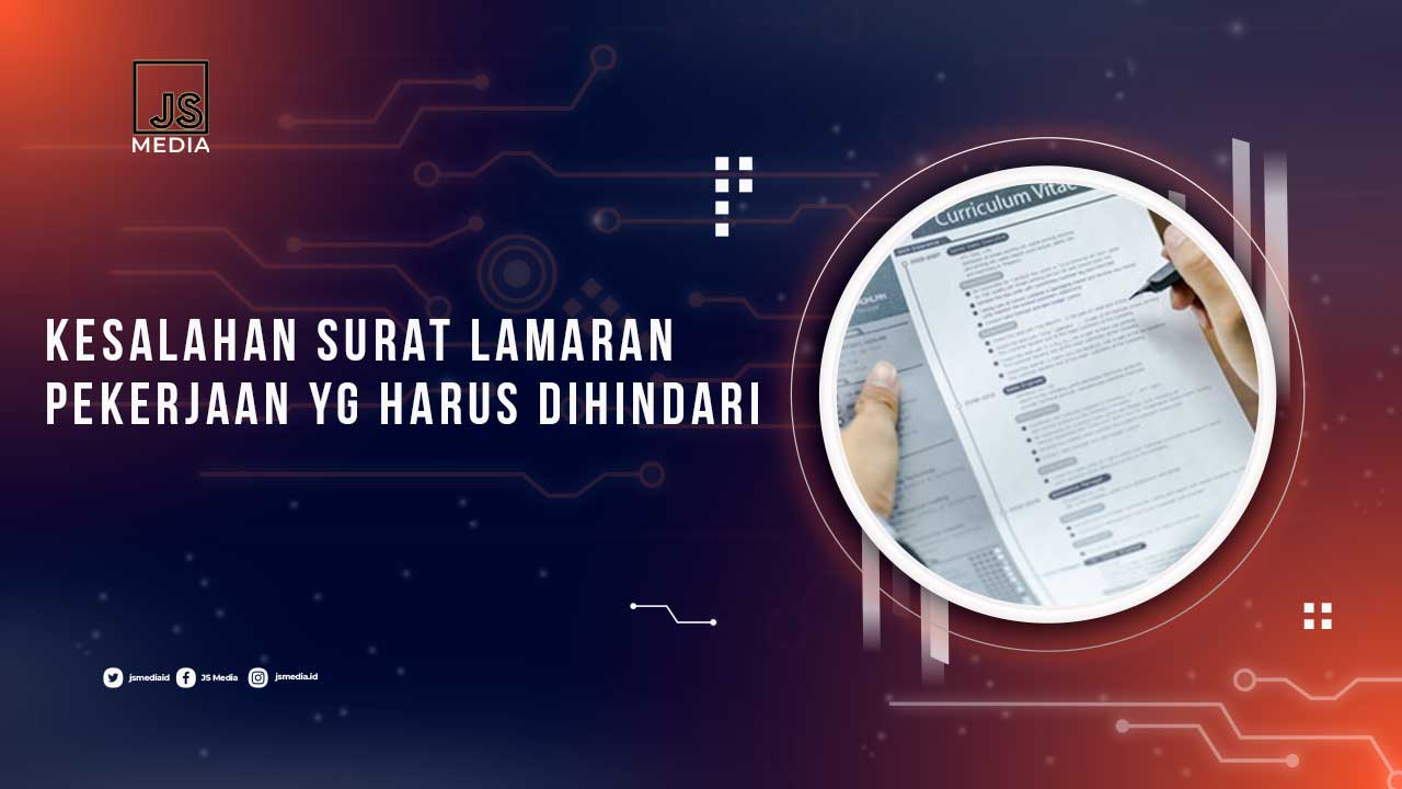 Kesalahan Surat Lamaran Pekerjaan