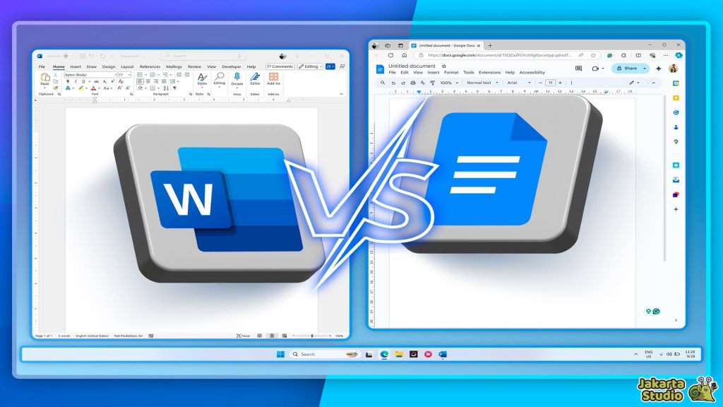 Perbandingan Word dan Google Docs