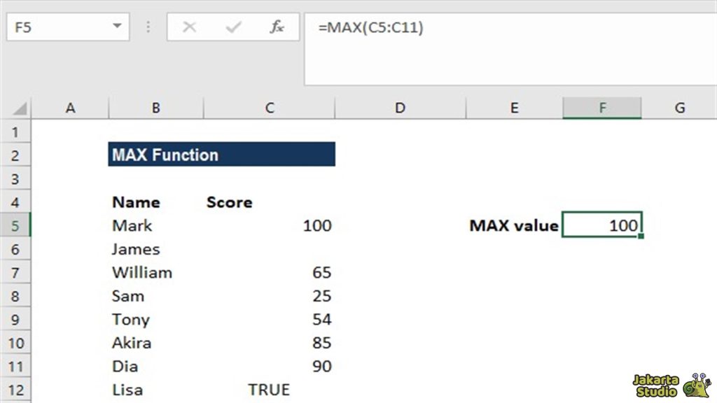 Rumus Statistik Excel