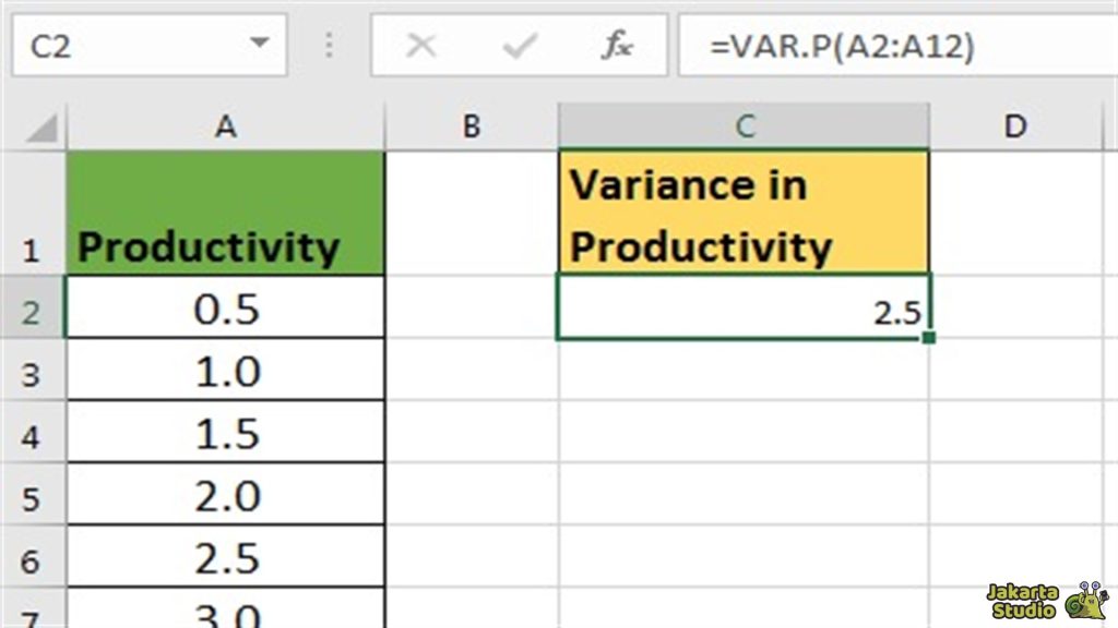 Rumus Statistik Excel