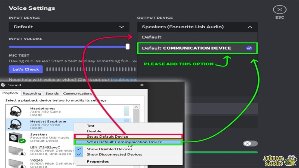 Solusi Discord Tidak Ada Suara