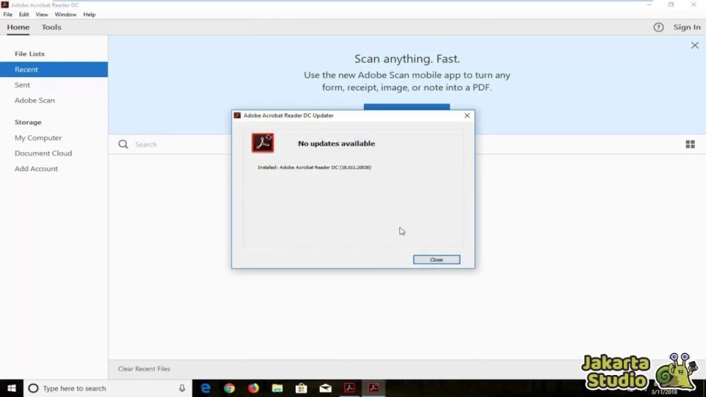 Solusi Failed to Load PDF Document