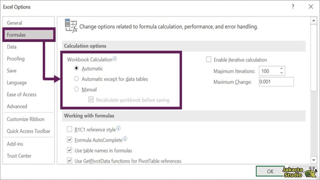 Solusi Rumus Excel Tak Berfungsi
