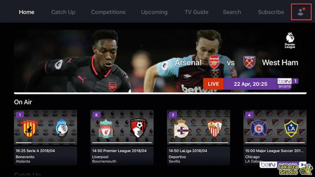 Aplikasi Nonton Sepak Bola Gratis