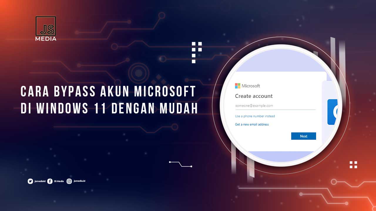 Cara Bypass Akun Microsoft