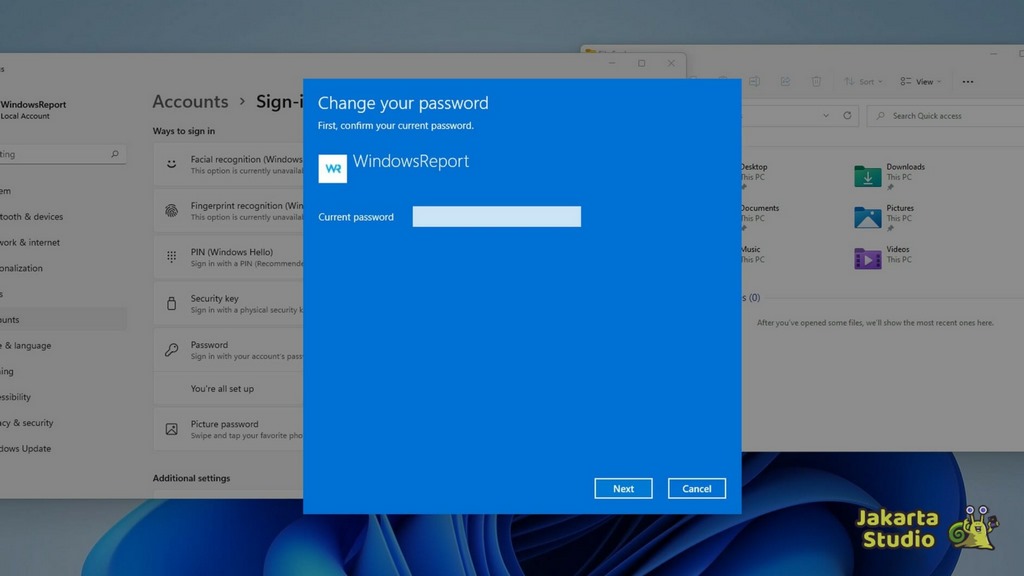 Cara Membuat Password di Windows 11