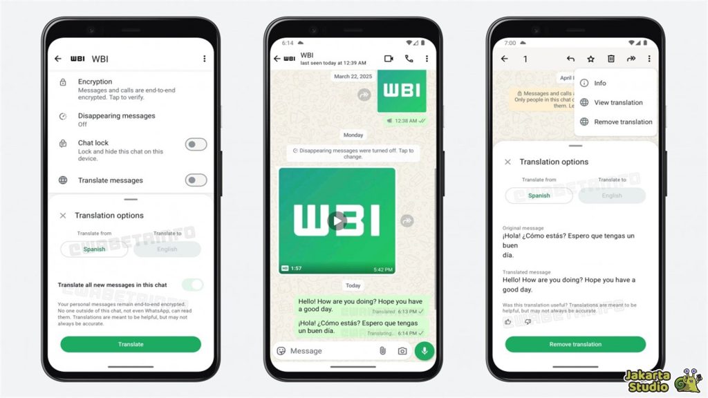 Fitur Terjemahan Whatsapp