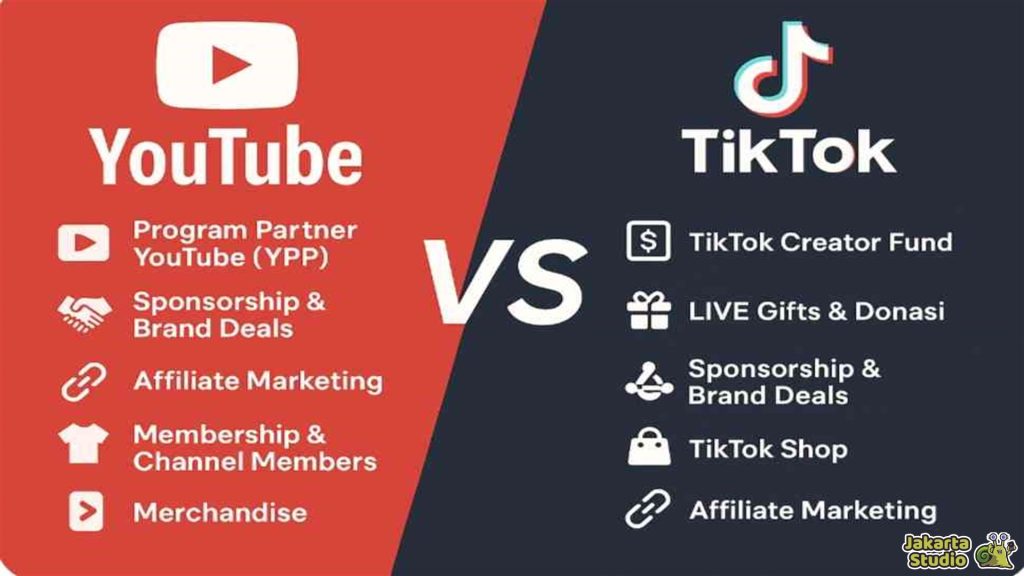 Perbedaan Youtube Live dan TikTok Live