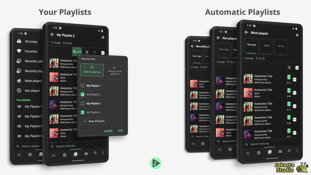 Aplikasi Pemutar Musik Android Auto