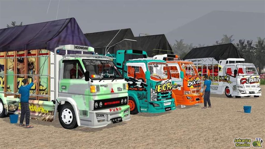BUSSID MOD Truk Oleng