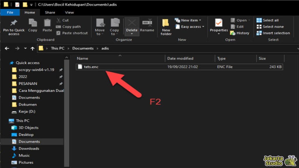 Cara Membuka File ENC