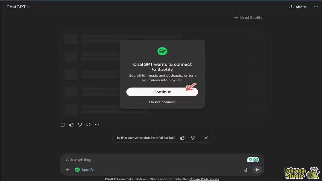 Cara Mencari Lagu di Spotify Lewat ChatGPT