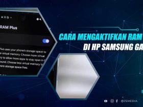 Cara Mengaktifkan RAM Plus