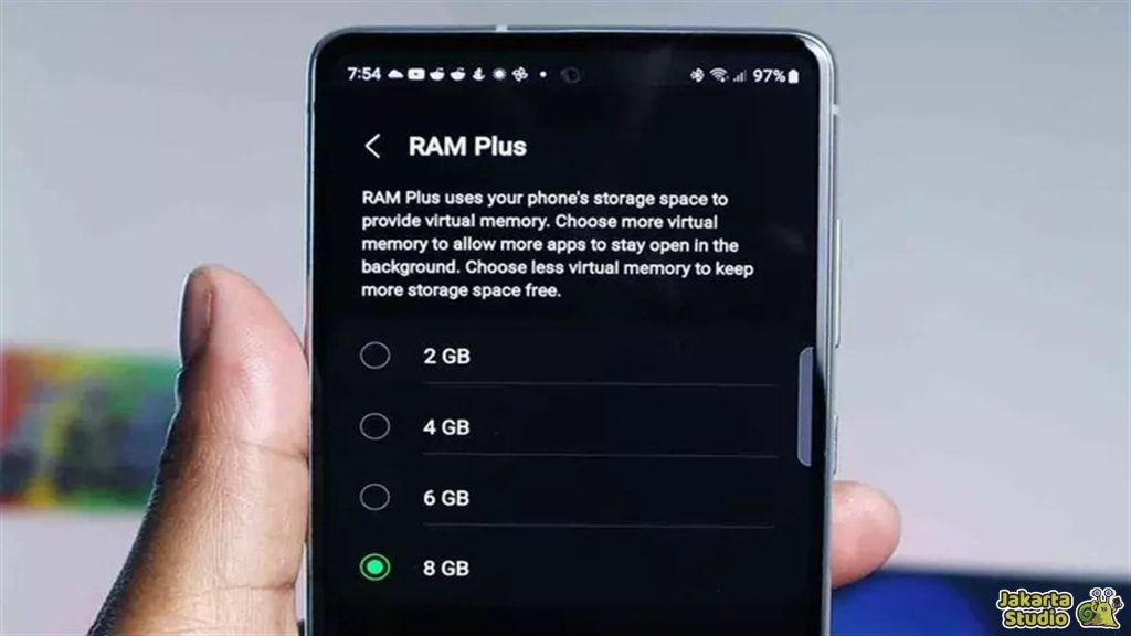 Cara Mengaktifkan RAM Plus