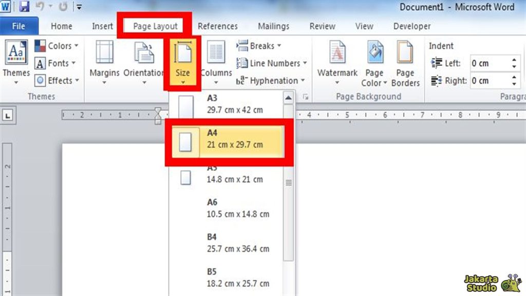 Cara Mengatur Ukuran Kertas di Word
