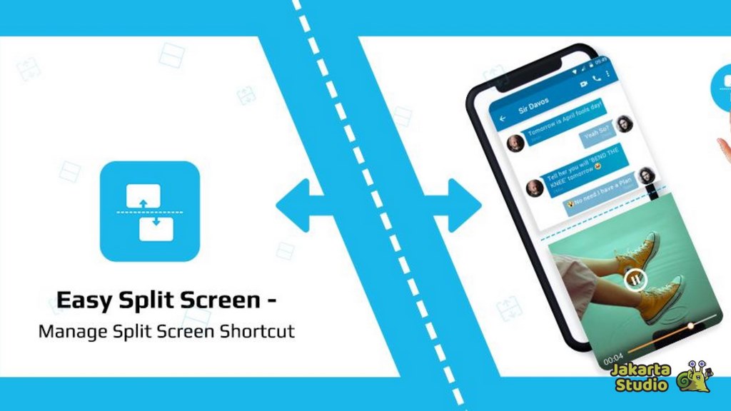 Cara Split Screen di Android Dengan Aplikasi Easy Split Screen