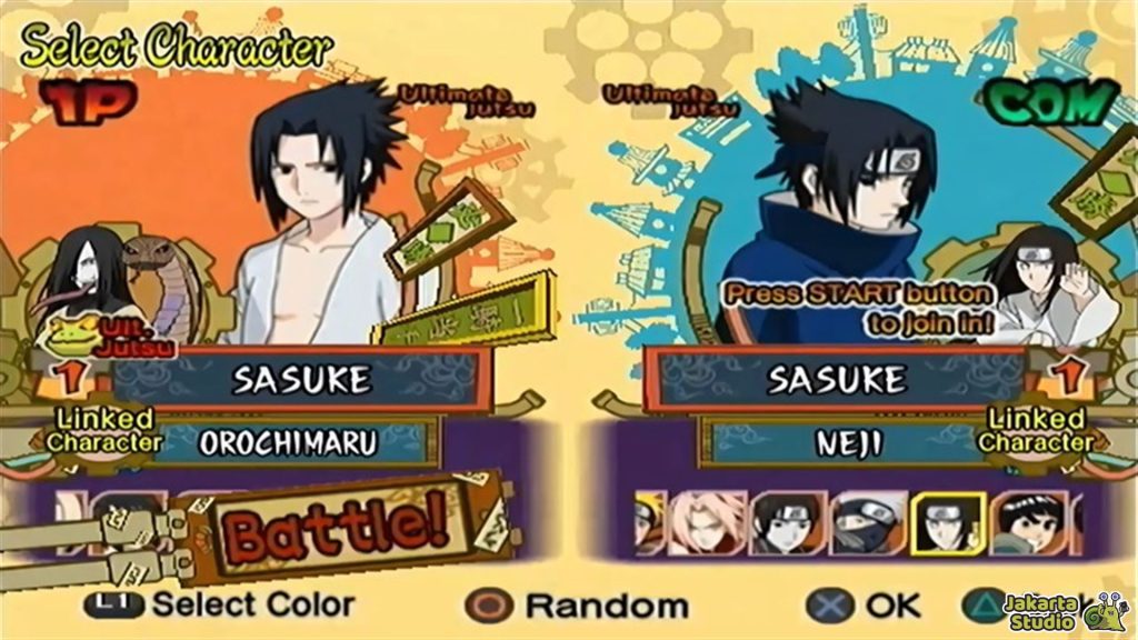 Cheat Naruto Ultimate Ninja 5 PS2