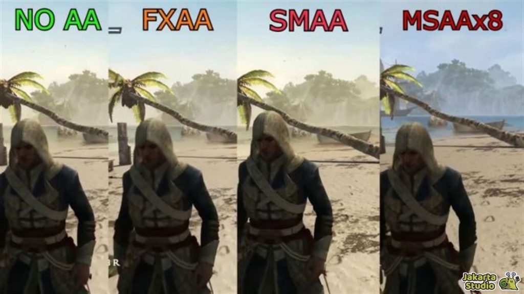 Fitur Anti Aliasing di Game