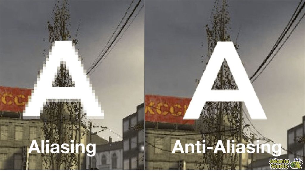 Fitur Anti Aliasing di Game