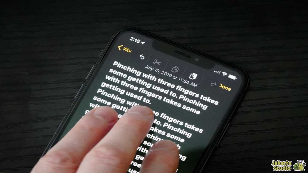 Gesture iPhone