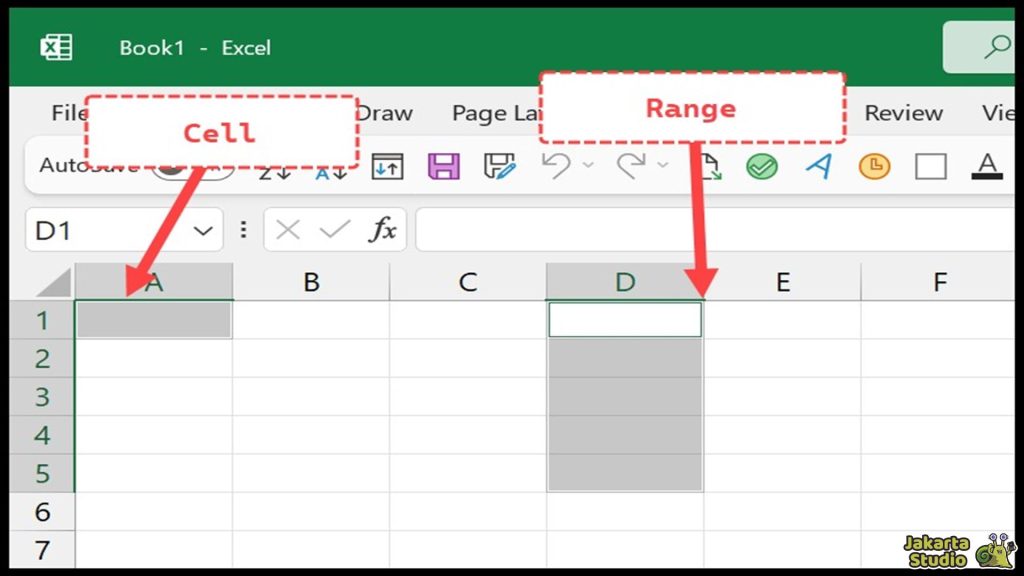 Range dan Cell Microsoft Excel