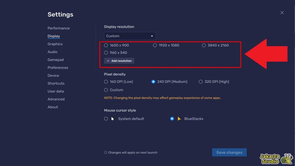 Settingan BlueStacks Terbaik