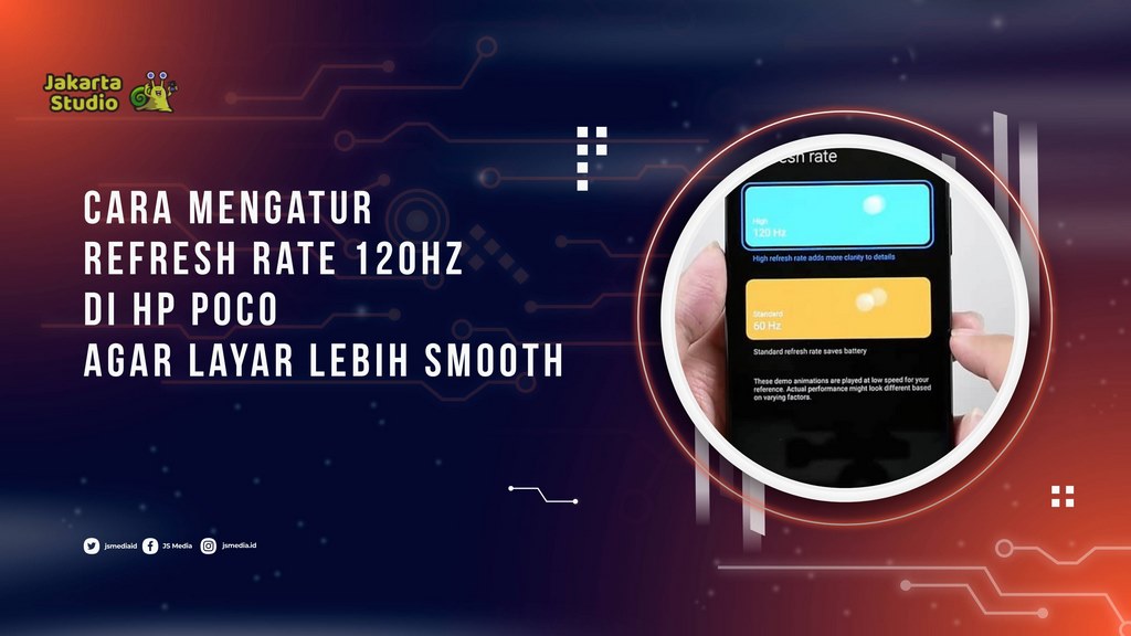 Cara Mengatur Refresh Rate 120Hz di Hp Poco agar Layar Lebih Smooth