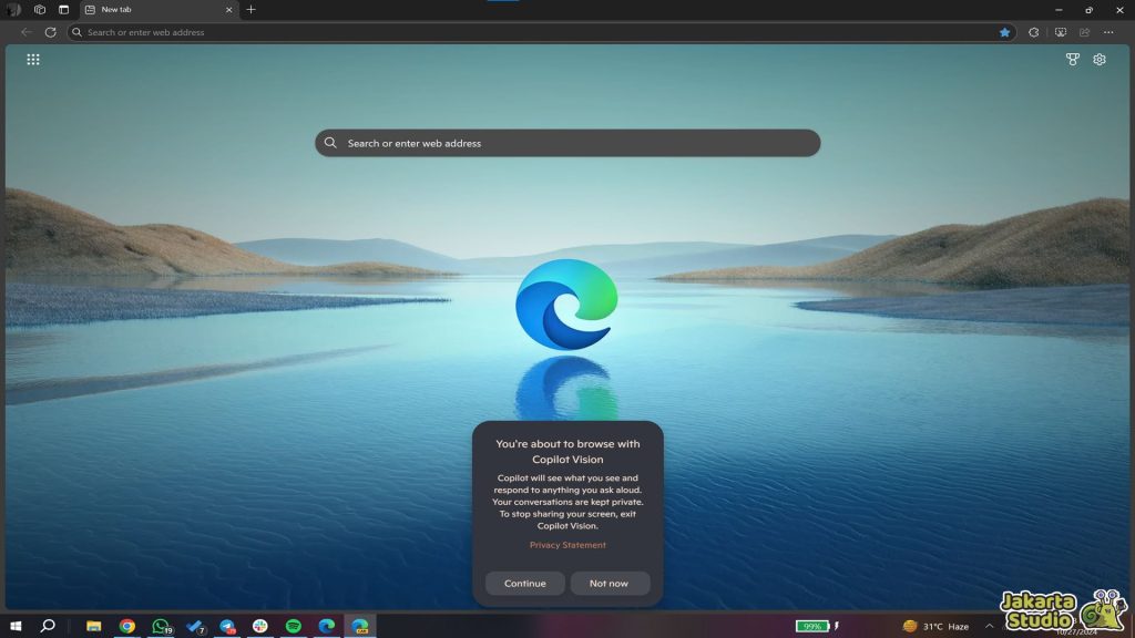 Aktifkan Copilot Mode Microsoft Edge