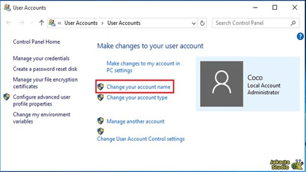 Cara Ganti Nama Admin Windows 10