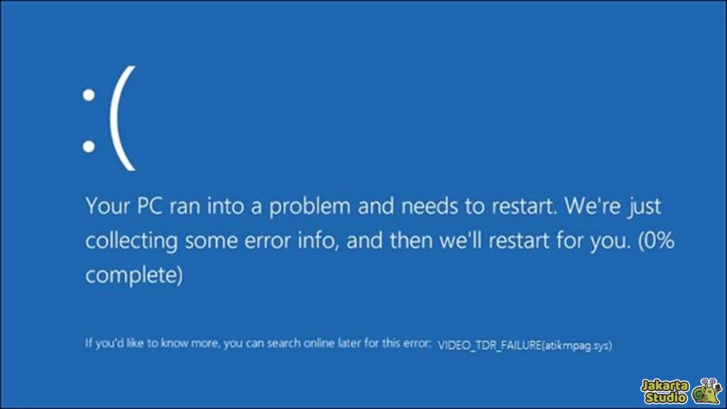 Cara Memperbaiki VIDEO_TDR_FAILURE