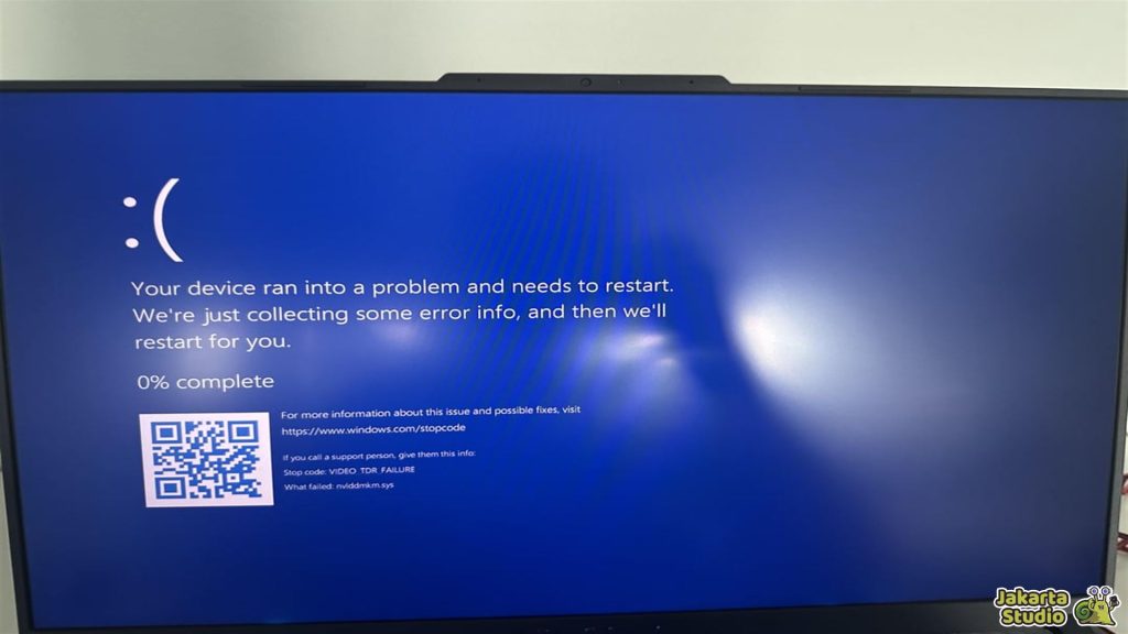 Cara Memperbaiki VIDEO_TDR_FAILURE