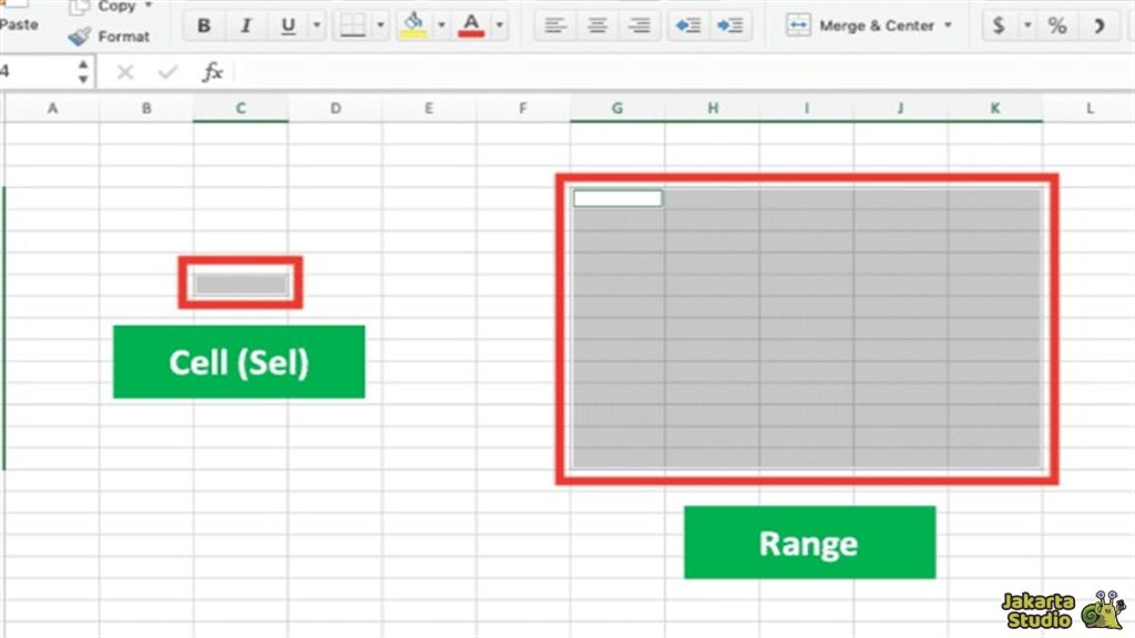 Cara Mencari Range di Excel