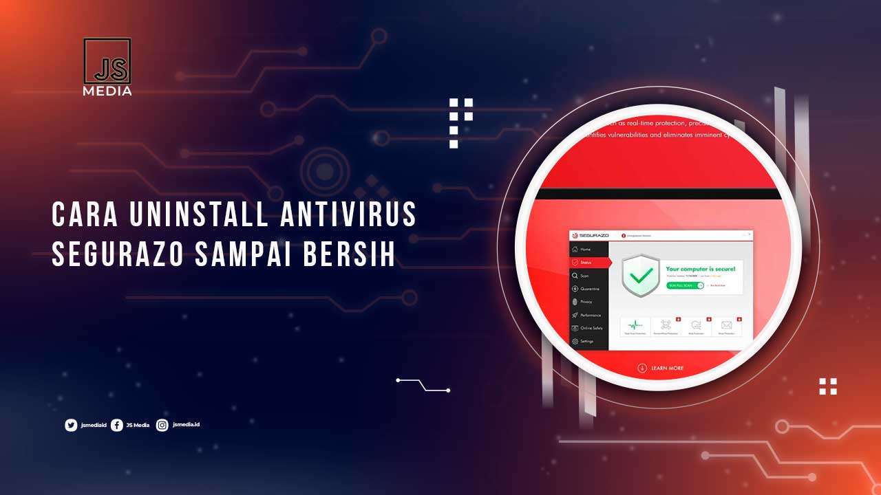 Cara Uninstall Segurazo