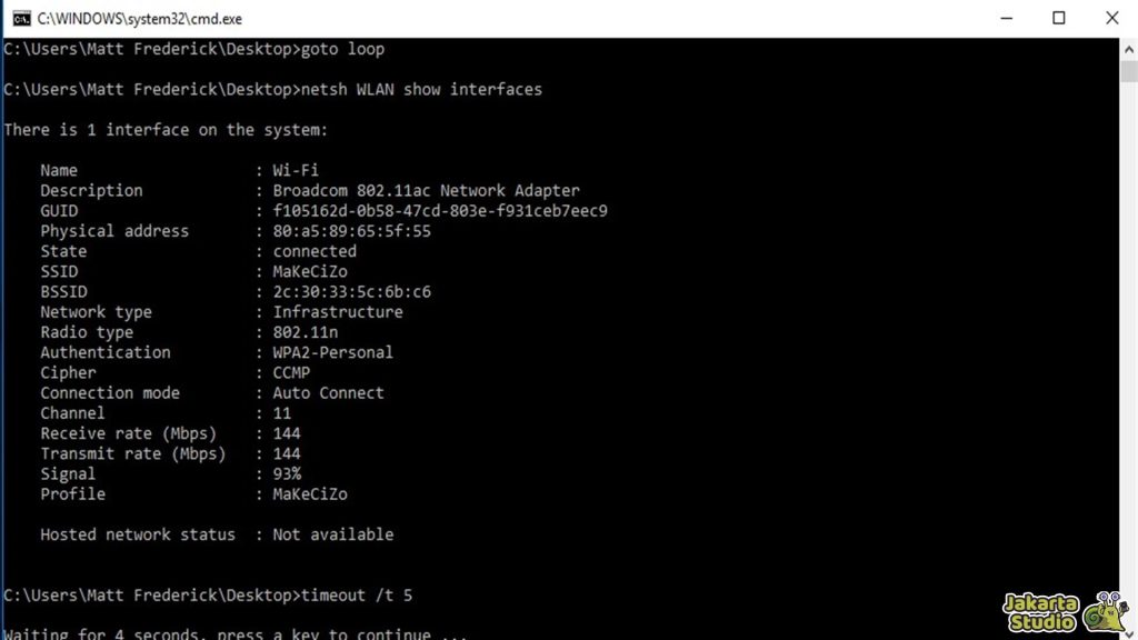 Cek Versi Wifi Windows
