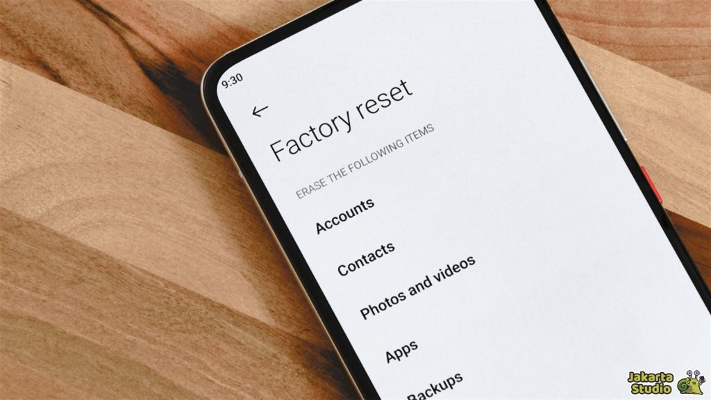 Factory Reset Gadget